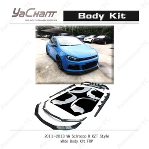 FIBER GLASS KZT Style Wide Body Kit FENDER BUMPER für 11-13 V*W Scirocco R - Bild 1 von 20