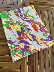 Funda de Almohada Springmaid Floral Estándar 1 Pr Púrpura Verde Rojo Algodón De Colección Años 60 70 - Imagen 1 de 4