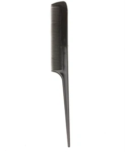 Professional Standard Rat Tail Bone Pin Comb For Multi Purpose Use New Black - Picture 1 of 2