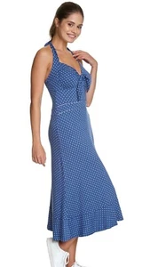 Vive Maria Kleid blau gepuntet Punkte Spot dress Nizza Neckholder 377984 - Picture 1 of 6