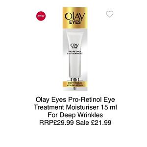 Olay Eyes Pro-Retinol Eye Treatment For Deep Wrinkles 15ml (NEW) 