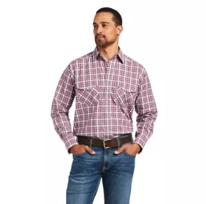 Ariat Pro Series Hemd kariert Button Down Langarm Judson Classic Western Med - Bild 1 von 17