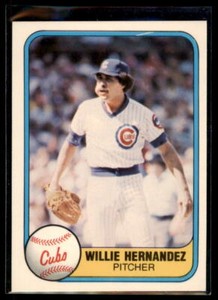 1981 Fleer  Willie Hernandez  #310 Chicago Cubs