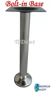 Stainless Steel Bolt-in Floor Ground Fixed Bolt Restaurant Cafe Table Base (F23) - Picture 1 of 4