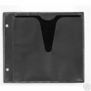 500 CD FUNDAS ENCUADERNADORAS DVD, 2 DISCOS, NEGRAS - SF006BLK - Imagen 1 de 1
