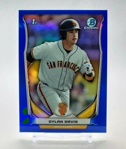 2014 Bowman Chrome Draft Picks Dylan Davis Blue Refractor 1ˢᵗ #CDP94 080/399 - Picture 1 of 2