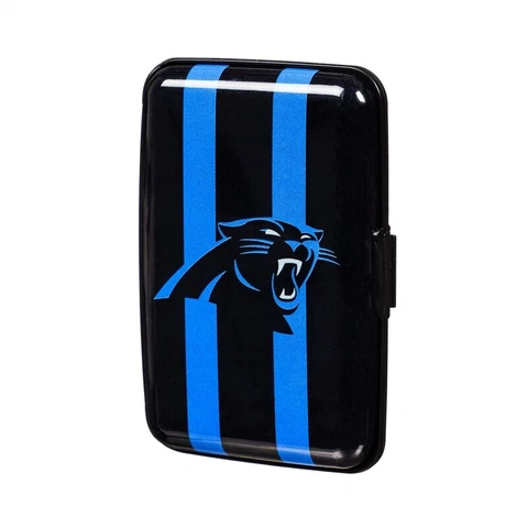 Carolina Panthers Hard Case Wallet Card Holder - Authentic NFL Product Cover