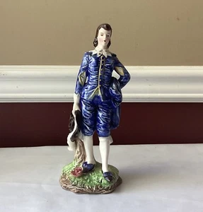 Antique Kalk German Victorian Porcelain Man Figurine, Marked, 9 1/4" Tall - Picture 1 of 10