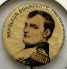 Antique General Napoleon Bonaparte Celluloid Pin Back Button Whitehead Hoag 1896