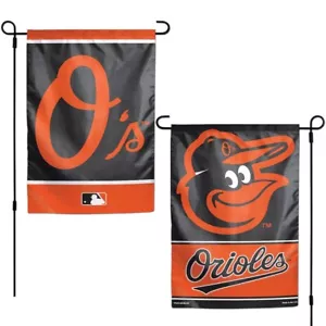 Baltimore Orioles Double Sided Garden Flag OUTDOOR RATED U.S. MADE! - Picture 1 of 1