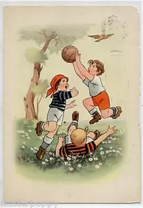 SPORT FOOTBALL SOCCER children play football PC ITALY Travel 1955 - Picture 1 of 1