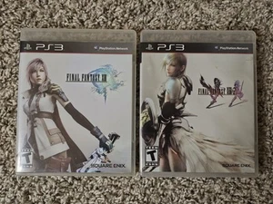 Final Fantasy 13 XIII + Final Fantasy 13-2 XIII-2 Playstation 3 Bundle CIB Lot - Bild 1 von 14