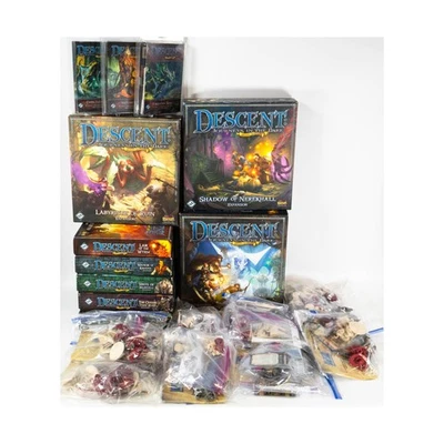 FFG Juego de Mesa Descenso 2ª Edición Colección #75 - Juego Base + 37 Expansión En muy buen estado/excelente Foto 1 de 2