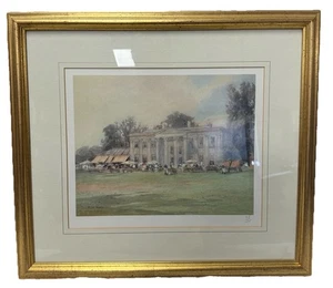 Limited Ed Fine Art Print of The Hurlington Club, Reproduction of Watercolour - Picture 1 of 6