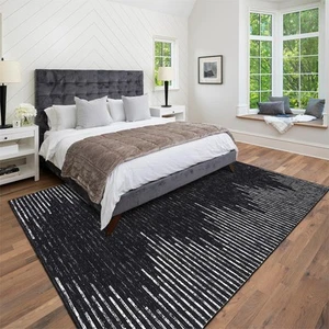 Washable Rug 5x7 Rugs Modern Geometric Area Rug Machine Washable Rugs Bedroom... - Picture 1 of 8