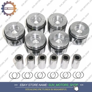 6X Piston Rings Set +0.5 For BMW 330d 535d X5 X6 E90 F10 F15 F30 3.0 Diesel N57 - Picture 1 of 5