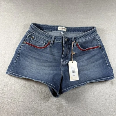 Pantalones Cortos Shyanne Jeans Para Mujer Talla 29 Azul Denim Vaquera Western Boho NUEVO #3643 Foto 1 de 4