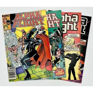 Alpha Flight #16 - #19 Feature Talisman and Big Hero 6 Marvel 1980s - Picture 1 of 11