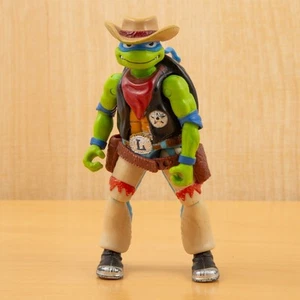TMNT Cowboy Leonardo Mutant Mayhem - Teenage Mutant Ninja Turtle Figure Loose - Picture 1 of 2