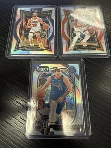 Luka Doncic 2024 Panini Select Baloncesto Cancha Silver Prizm, Silver Curry - Imagen 1 de 7