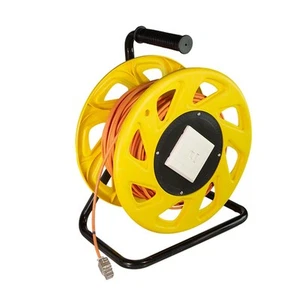 LogiLink Kabeltrommel Cat.6A S/FTP orange 60 m Netzwerkkabel auf Trommel - Bild 1 von 9