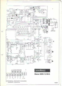 Nordmende Original Service Manual für Stereo 5005 5.135A - Picture 1 of 1