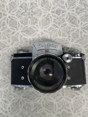 Cámara SLR Exakta VX Ihagee Dresden Alemania 35 mm con lente ISCO Gottingen 1:1,9/50 Foto 1 de 4