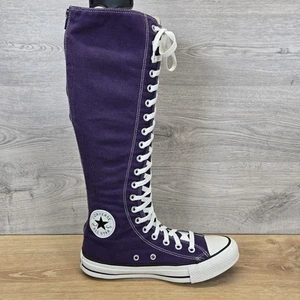 Converse Chuck Purple Knee High UK Size 4 XXHi Lace Up Boots Women’s All Star - Picture 1 of 21