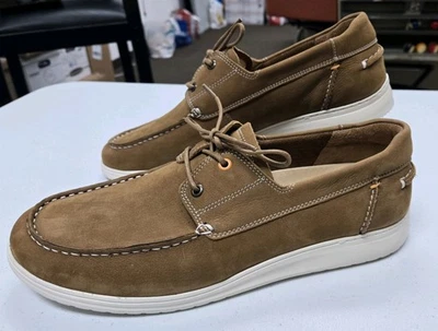 Zapatos informales Samuel Hubbard Olema sin usar, en caja, cuero nobuck marrón nuez moscada, para hombre talla 12M Foto 1 de 4