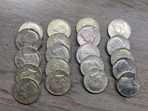 Kennedy 40% Silver Half Dollars Roll 20 Coins 40% Silver-040925-75 - Picture 1 of 5