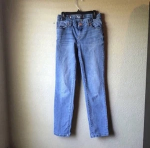 Cherokee Jeans Girls Kids Vintage Y2K Casual Denim Blue Girls Jeans Sz 12 - Picture 1 of 8