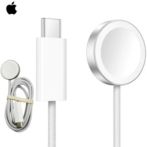 Genuine Original Apple Watch Charger USB-C Magnetic Woven Cable A2515 - NO BOX - Picture 1 of 8