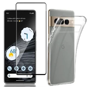 Pour GOOGLE PIXEL 7 VERRE TREMPÉ + COQUE TRANSPARENT PROTECTION ANTICHOC TPU - Photo 1 sur 11