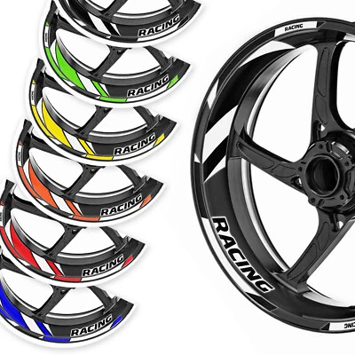 Kit gráfico blanco pegatina llanta GP06 para Kawasaki Z650 Z750 Z1000 Z900 RS Foto 1 de 4