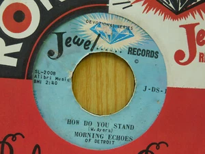 Morning Echoes of Detroit gospel 45 How Do You Stand bw House Of Mercy Jewel - Picture 1 of 2