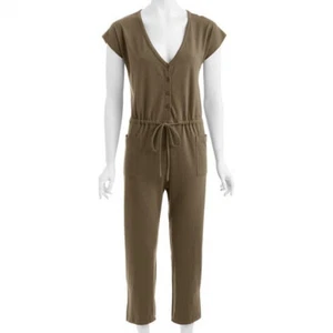 Mono para mujer Norma Kamali verde militar talla pequeña 4/6 - Imagen 1 de 18