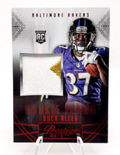 Buck Allen 2015 Panini Prestige Jerseys RC #RJJ-BA Rookie Jumbo Patch Red Foil