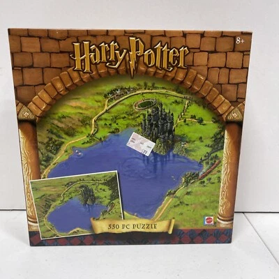 Harry Potter Escuela Hogwarts Terrenos y Castillo 550 PC Puzzle 2001 - NUEVO Foto 1 de 4