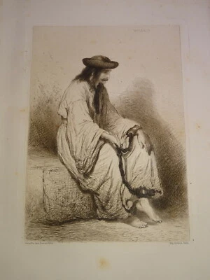 Théodore VALERIO (1819-1879) RARO HOMBRE PRISIONERO HÚNGARO MAGYAR 1867 - Imagen 1 de 2