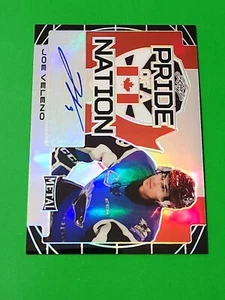 Joe Veleno 2015-16 Leaf Metal Pride of a Nation Black Auto 4/5 , Canada #PN-JV1 - Picture 1 of 7