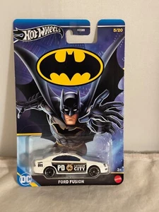 2024 Mattel Hot Wheels Batman Gotham City Police Ford Fusion Car-New - Picture 1 of 2