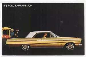 Ford Fairlane 500 1965 Werbepostkarte - Bild 1 von 1