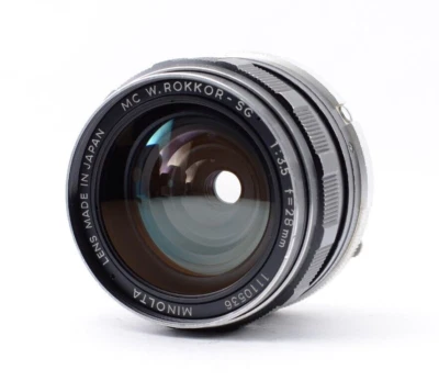 【Como nuevo】 Lente principal gran angular Minolta MC W.ROKKOR-SG 28mm f/3.5... - Imagen 1 de 4