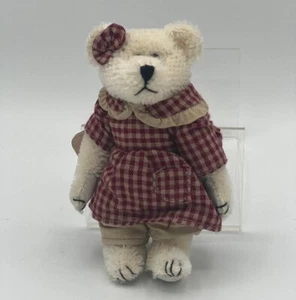 Boyds Bears Mohair Aunt Mamie Bearington #590104 - 4 1/2 inch ~ Mohair ~ Tagged - Picture 1 of 2