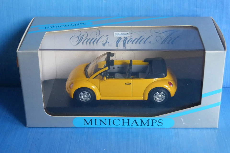 VW Nuova Beetle Concept Car Cabriolet Giallo 1994 Minichamps 430054031 1/43 GELB - Immagine 1 di 1
