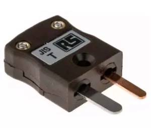 1 x Mini Thermocouple Connector for Type T Thermocouple, 4mm Probe, JIS Std 8777 - Picture 1 of 3