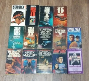Star Trek Ballantine Bantam Books Lot Of 14 VTG Science Fiction PB James Bliss - Picture 1 of 3