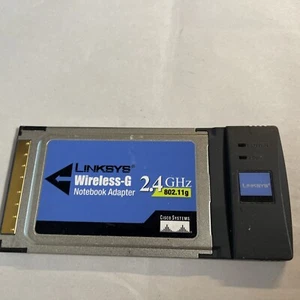 Linksys Wireless-G 2.4GHz Notebook Adapter Internet PCMCIA PC Modem Card @CPU23 - Picture 1 of 1