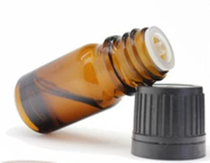 10 ml [1/3 oz] Bernstein Glasflaschen mit Euro Tropfer - Bild 1 von 4