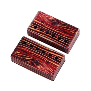 2Pcs Colorful Red Neck Bridge Humbucker Pickup Cover 50/52m for Electric Guitar - Picture 1 of 8